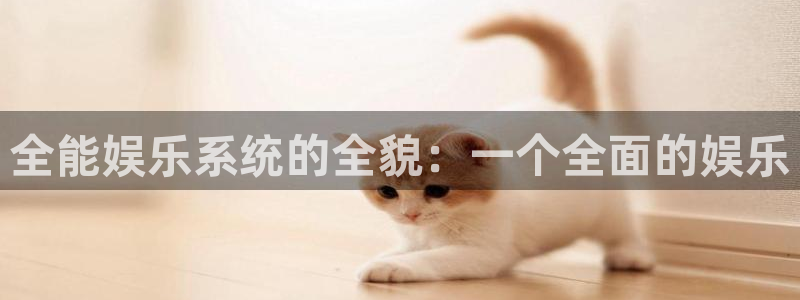 杏宇代理：全能娱乐系统的全貌：一个全面的娱乐
